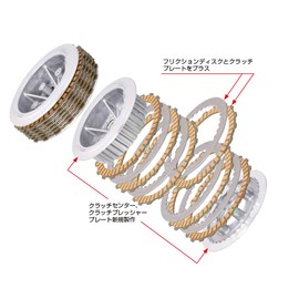 Kitaco Reinforced 6 Clutch Disc Kit Grom (JC61/75), Monkey 125 (JB02) 307-1432500
