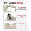 VeloCore Driver & Passenger Sun Visor 74320-06780-E0 74310-06750-E0 Compatible with