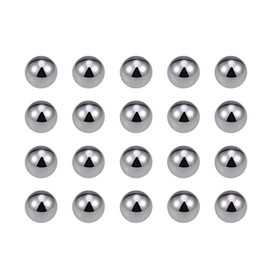 sourcing map Bearing Balls Carbon Steel Precision Balls 8 mm Pack of 100