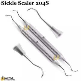 Medentra 204S Hygiene Posterior Sickle Scaler Periodontal Pick Scaler X1,2,3,5,10 - X2-Sickle Scaler 204S