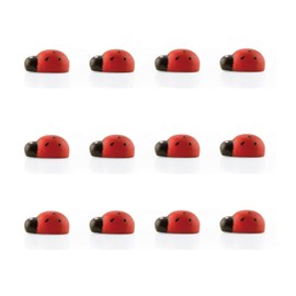 Three by Three Seattle Colorful Ladybug Magnets | Adorable, Strong, and Perfectly Sized, Backed with Mighties® Mighty Magnets (12 Pack)
