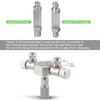 Aquarium Tank CO2 Splitter Regulator Distributor Needle Fine Adjusting Valve