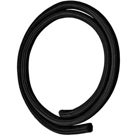 Minadax® Self-Closing Professional Cable Duct in Black for Flexible Cable Management 5 Metres, 9 mm Diameter