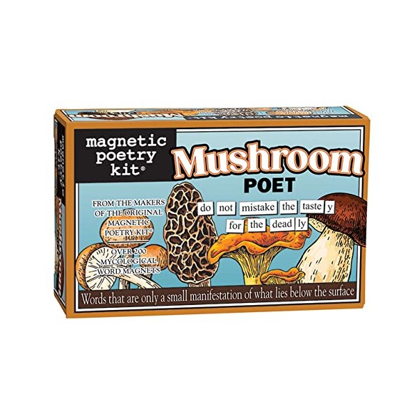 Magnetic Poetry Mushroom Poet Word Magnet Kit