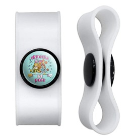 GRAPHICS & MORE Fraggle Rock Established 1983 GOBO Red Wembley Mokey Boober Headphone Earbud Cord Wrap - Charging Cable Manager - Wire Organizer Set of 2 - Black