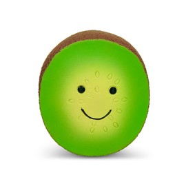 Petface Foodie Faces Latex Kiwi Dog Toy with Built-In-Squeaker, Large (Pack of 1)