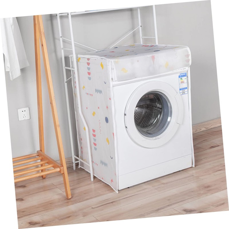 Zerodeko Washing Machine Case Zipper Peva Cover for Standard Washing