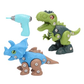 2 Sets Dinosaur Assemble Toy Develop Hand On Ability Educational Take Apart Animal Toys for Kids 6605 2