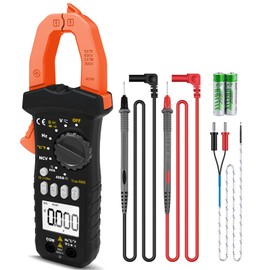 LYCEBELL Current Clamp LC-7200B TRMS Clamp Multimeter, Clamp Multimeter for AC DC Voltage & Current, Resistance, Capacitance, Temperature, Diode, Continuity and NCV