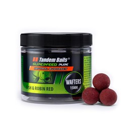 Tandem Baits SuperFeed Pure Wafters Fish & Robin Red Carp Fishing Without Effort Bait Large Fish Fishing Carp Accessories Professionals & Hobby Anglers 15 mm 70 g