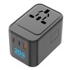 decqle Universal Travel Adapter for International Travel - EU UK