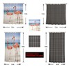 Palm Tree Shower Curtain Set with Hook 60" x 72",Tropical