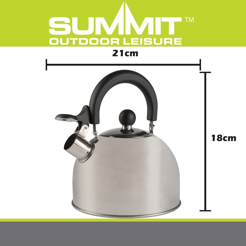 VFM e-Store - 2Ltr Kettle In Stainless Steel Compact Water