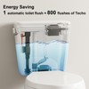 Techo Touchless Toilet Flush Kit, Adjustable Sensor, 1256315 Adapt k1954,