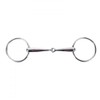 Horze Solid Mouth Loose Ring Snaffle - Silver - Size: