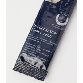 Eclipse Professional Tools 71-CP24R Coping Saw Blades 24TPI (10 Pack), Black