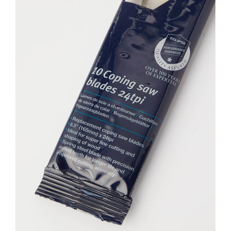 Eclipse Professional Tools 71-CP24R Coping Saw Blades 24TPI (10 Pack),