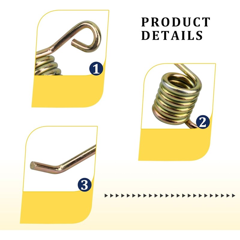 remolean 330105 Dethatcher Rake Spring, Springs for Arnold 16 Inch