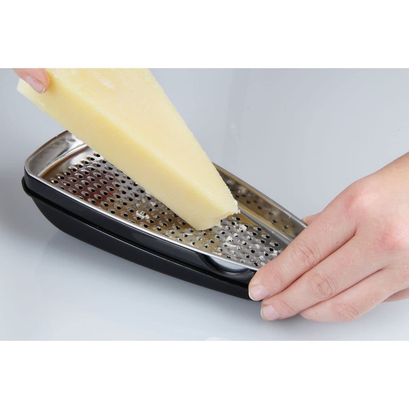 Fackelmann Parmesan Grater and Stay-Fresh Box, Parmesan Slicer, Cheese Grater