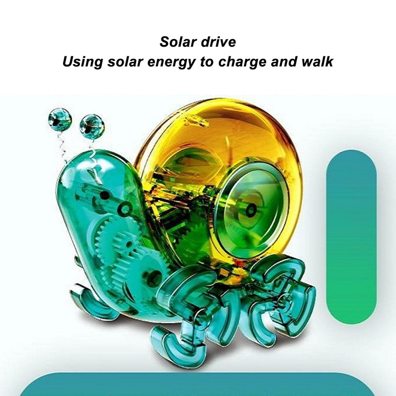 Solar Snail Building Toys Hands On Ability Training DIY Science