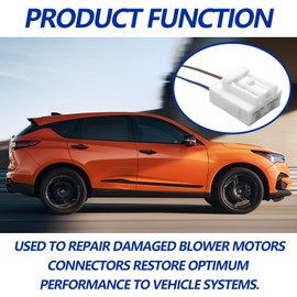 Heater Blower Motor Repair Harness Replace 04321-S0K-A00 Compatible with Acura TL 3.2L 1999 2000 2001 2002 2003, Acura CL 3.2L 2001 2002 2003 Repair Harness Cord