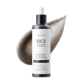 mixsoon Peeling Ampoule - Black rice exfoliant, Gentle Exfoliating Serum for Smooth, Radiant Skin, Dead Skin Cells Remover 100ml / 3.38 fl.oz. Korean Glass Skin Care