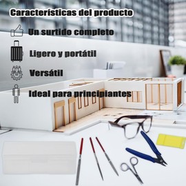 FLYSKY 17 Piezas Kit de Herramientas para Modelismo, Model Kit Herramientas, Kit de Herramientas Gundam, Gundam Model Kit Tools, Model Kit, Reparación y Fijación, para Modelos de Coche Avión Gundam