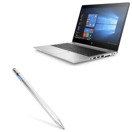 BoxWave Stylus Pen Compatible with HP EliteBook 840 G6 - AccuPoint Active Stylus, Electronic Stylus with Ultra Fine Tip - Metallic Silver