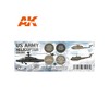 AK Acrylics 3Gen AIRCRAFT SET AK11750 US Army Helicopter Colours