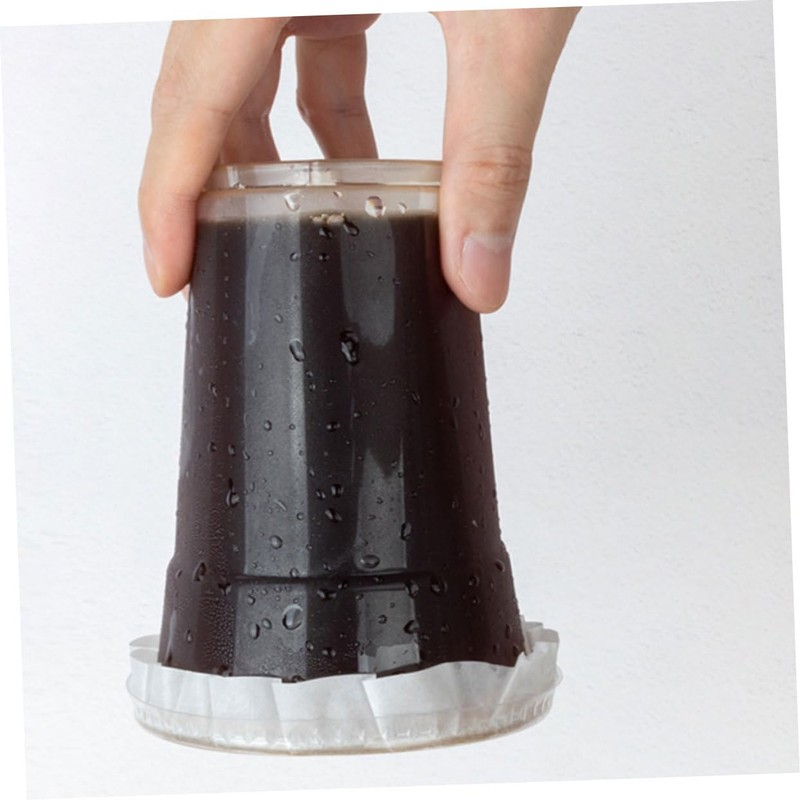 MAGICLULU 500pcs Leak-proof Cup Caps For Takeout Paper Cup Covers