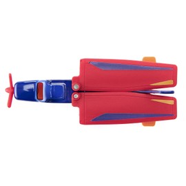 siku 1101 Sports Airplane, Metal/Plastic, Multicoloured, Rotating Propeller, Folding Wings
