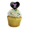 Sesame Street Magical Girl Abby Cadabby Heart Love Cupcake Picks