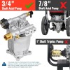 YAMATIC Pressure Washer Pump 3/4" Shaft Horizontal Max 3200 PSI