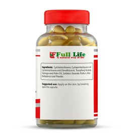 Full Life Aloe Vera + Vitamin E, 60 Breakable Capsules - Moisturising, Anti-aging - healthy skincare