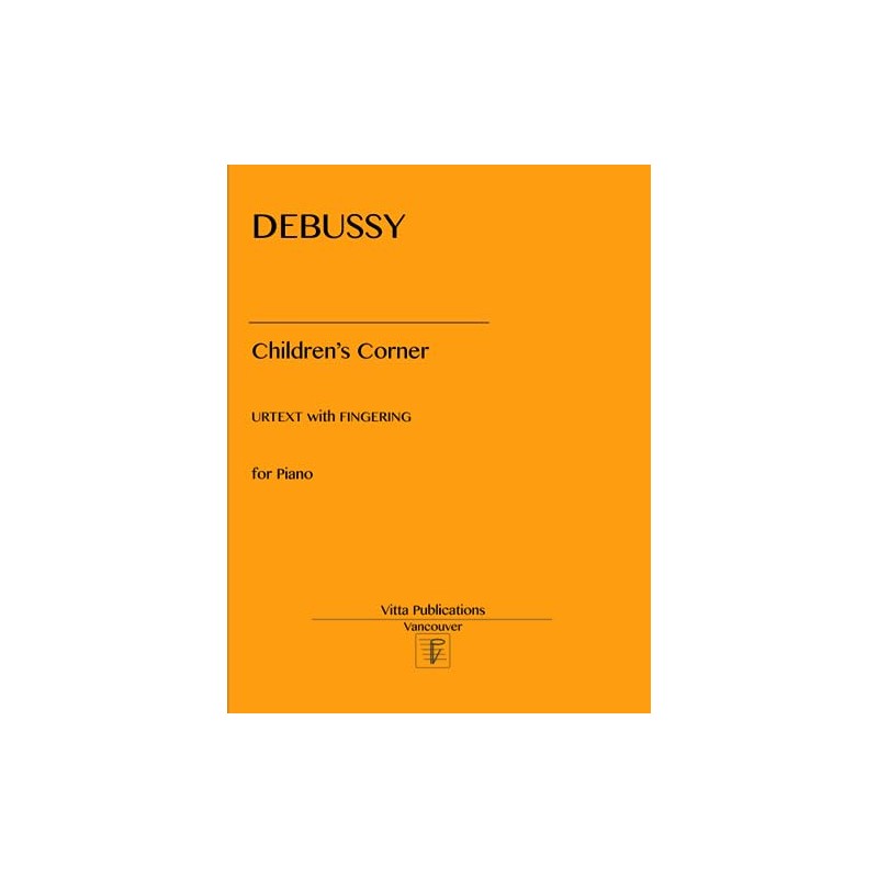 Children's Corner: Urtext with Fingerings