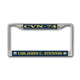 MilitaryBest USS John C. Stennis CVN-74 License Plate Frame