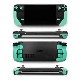 Controller Grip for Steam Deck, Textured Skin Kit, for Steam Deck, Non-Slip, Sweat-Absorbing Controller Grips, Buttons (Normal Mint Green)