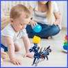 A transforming car toy. When two cars collide, they transform.