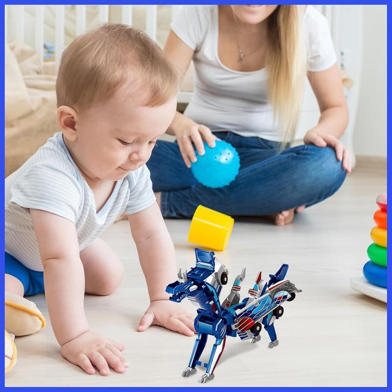A transforming car toy. When two cars collide, they transform.