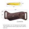 Gentlestache Leather Knife Sheaths for Belt, Pocket Knife Holder, EDC