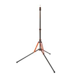 Luna Carbon Fibre Light Stand and Boom Arm – Lightweight, Compact, Adjustable Support for Photography, Video, and Content Creation - Lava (Black/Orange)