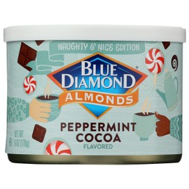 Blue Diamond Peppermint Cocoa Flavored Almonds, Kosher, 6 Ounces (Pack Of 12)