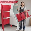 3 Step Ladder Stool for Adults, Folding Steel Step Stool