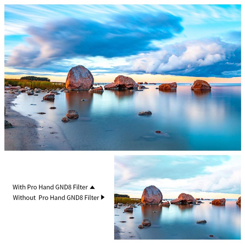 K&F Concept Hard Grad ND8 Filter, Graduated Neutral Density Filter