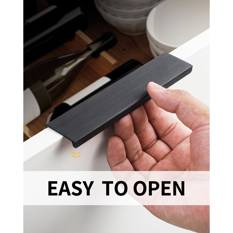 BaiNong 5 Pack Adhesive Cabinet pulls 6 inch Stick on