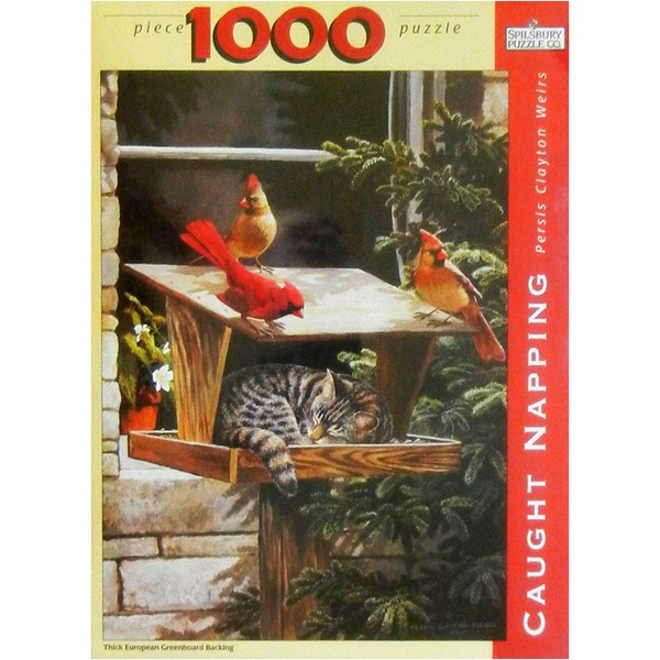 Spilsbury Puzzle Co 1000 Piece Puzzle Caught Napping
