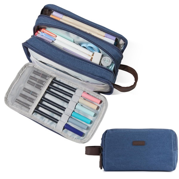 Sooez Large Pencil Case Pouch, Extra Big Pencil Pouch Pencil