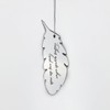 Mirrored Acrylic Feather Hanging Decoration - Feathers appear when loved