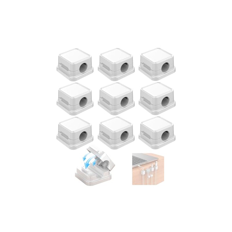 Clips for Cable Management (White)