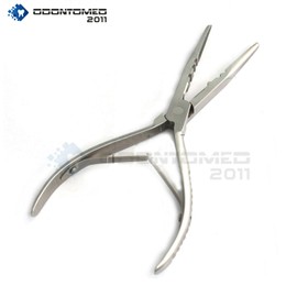 OdontoMed2011 Fisherman's Needle Nose Plier 8" With Spring Stainless Steel Jw-4002